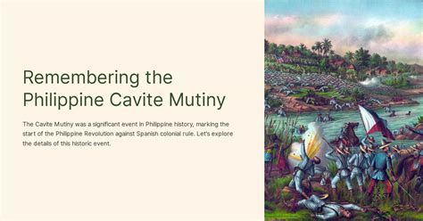 Cavite Mutiny; A Spark that Ignited Filipino Nationalism Amidst Spanish Colonial Rule